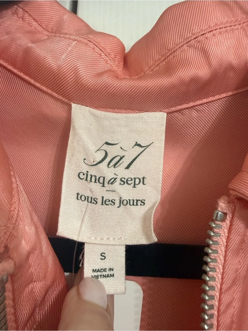 Cinq à Sept Holly Jacket and Giles Joggers selling as set) Pink Poppy